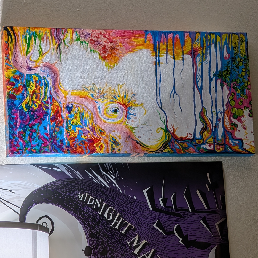 Abstract Colorful Canvas Art